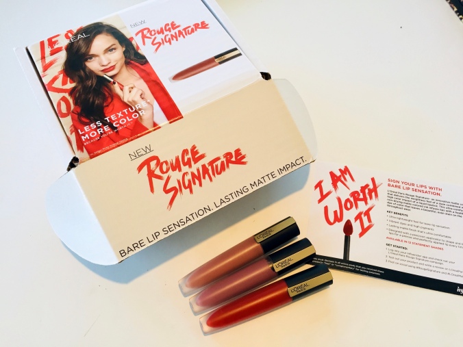 Influenster x L'Oreal: Rouge Signature Lipsticks Review | Tayler's Edit