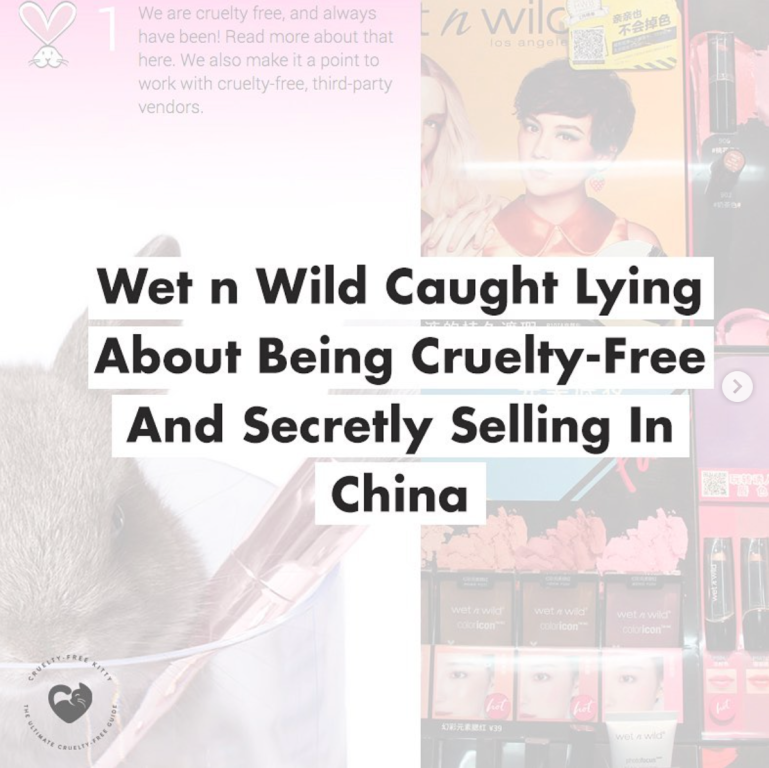 Wet N Wild Selling In China | Tayler's Edit
